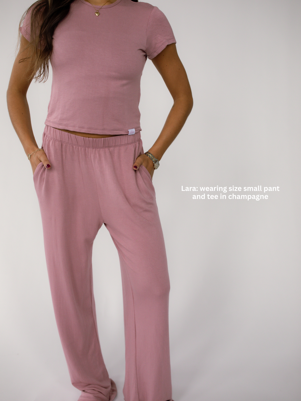 Daily Tee in Champagne