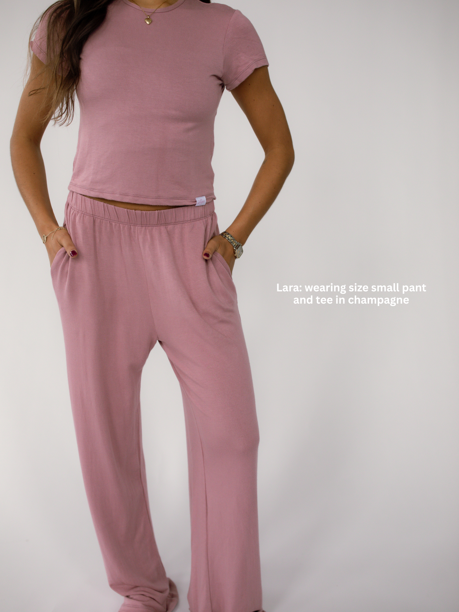 Daily Tee in Champagne