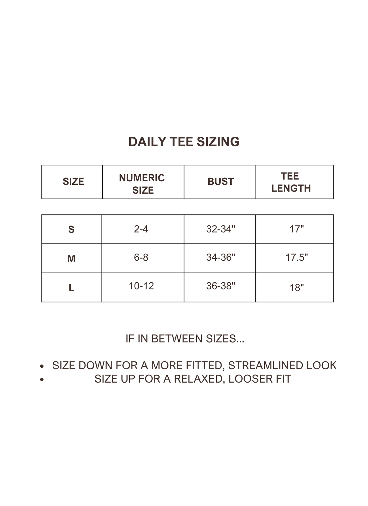 Daily Tee in Champagne